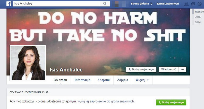 Facebook ją zbanował. Myślał, że jest terrorystką