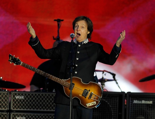Paul McCartney podczas jubileuszu Elżbiety II