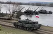 Polski czołg podczas przeprawy przez Wisłę w ramach ćwiczeń NATO