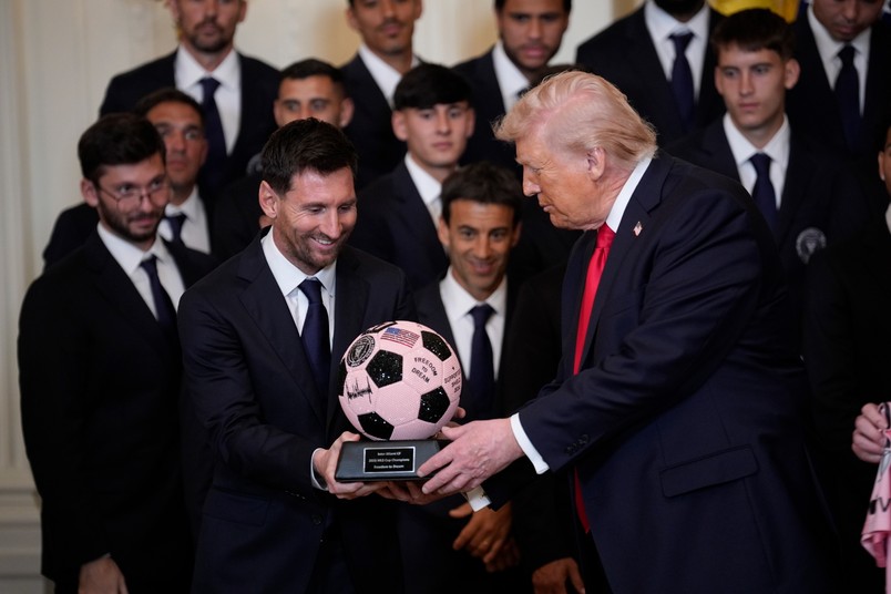 Lionel Messi spotkał się w Białym Domu z Donaldem Trumpem [FOTO]