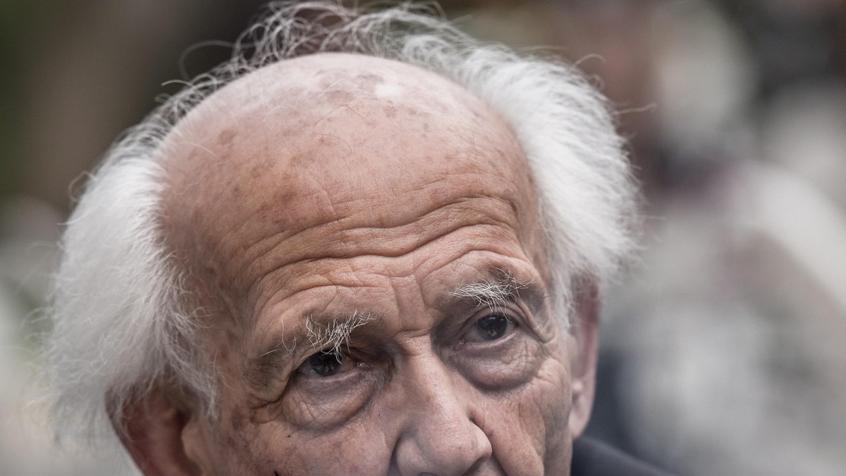 Profesor Zygmunt Bauman w ?azienkach Królewskich