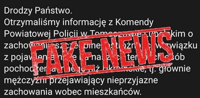 Uważaj na fake newsy o uchodźcach! Policja ostrzega