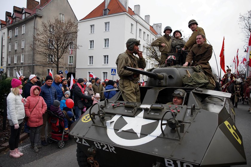 parada niepodległości w Gdańsku