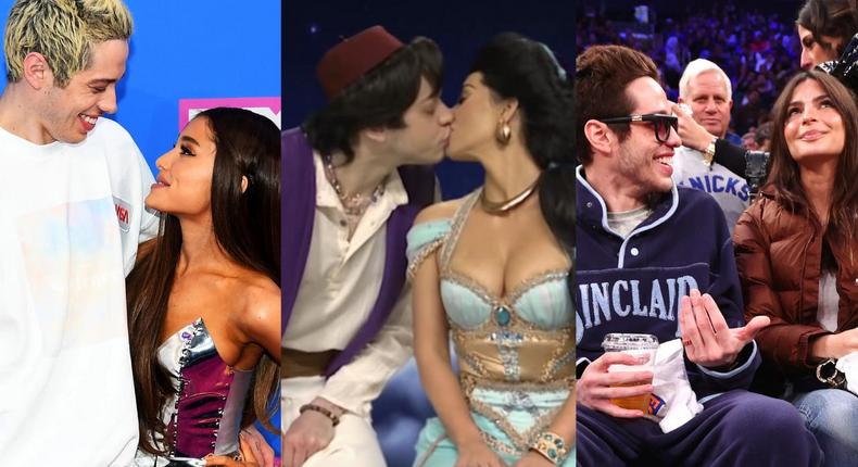 In recent years, Davidson has dated Ariana Grande, Kim Kardashian, and Emily Ratajkowski.Nicholas Hunt / Getty Images / NBC / Nathaniel S. Butler / Getty Images