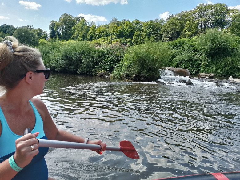 Spływ pontonowy w Bardzie