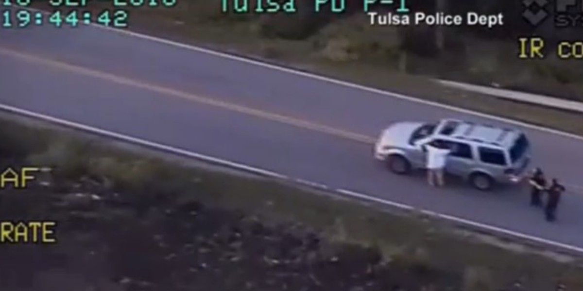 Tulsa Police Department video of Terence Crutcher.