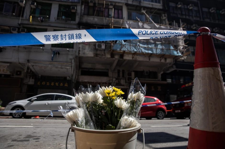 Požar u zgradi u Hong Kongu