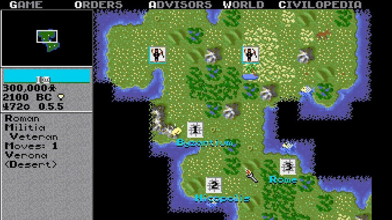 Sid Meier's Civilization - 1991 rok