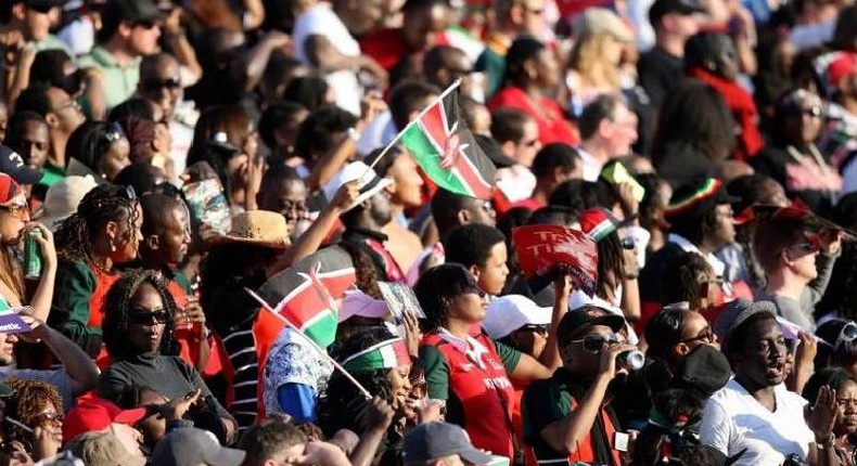 Kenyan crowd