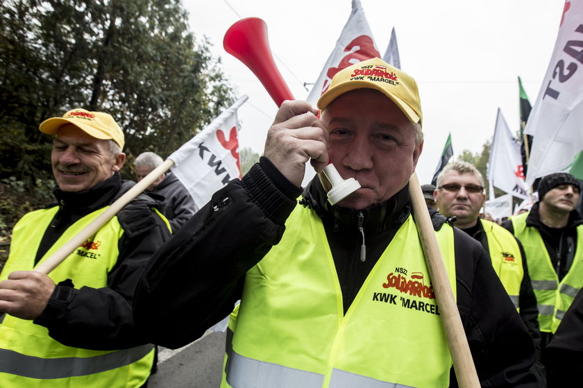 Górnicy jadą do Warszawy