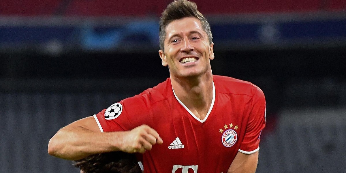 Robert Lewandowski strzelił trzy gole Eintrachtowi