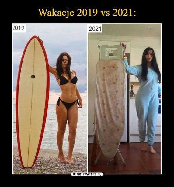 Wakacje 2021 - memy