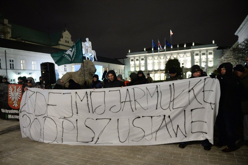 Demonstracja narodowców