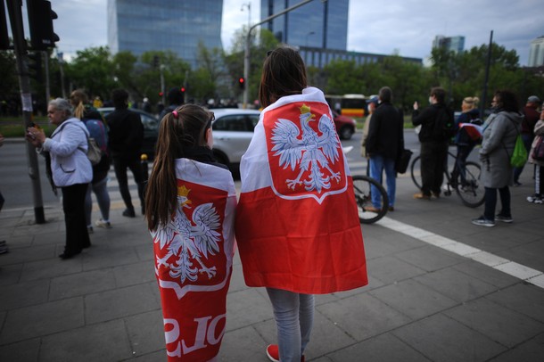 Protest przedsiębiorców, Warszawa, 16 maja 2020 r. 