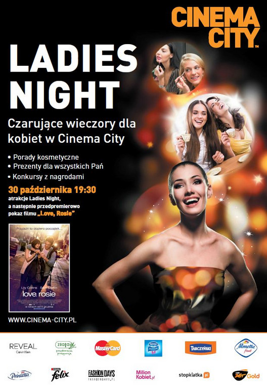 Ladies Night: "Love, Rosie" w Cinema City