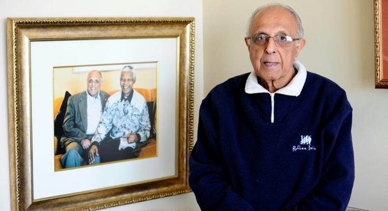 Ahmed Kathrada (pictured) was one of Nelson Mandela's closest colleagues in South Africa's long struggle against white rule