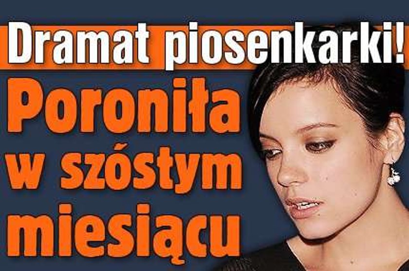 Piosenkarka poroniła w 6. miesiącu!