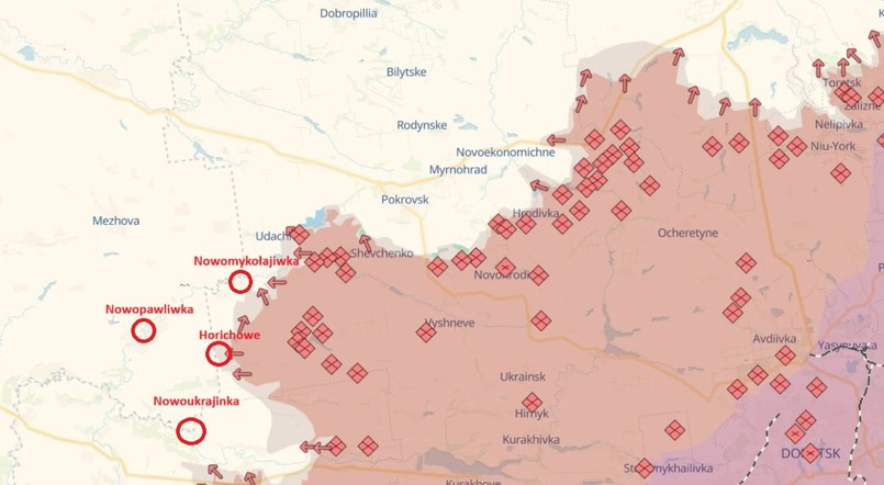 Sytuacja militarna wokół Nowopawliwki