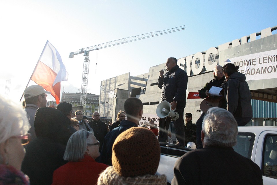 Protest "Solidarności". Fot. Ewelina Potocka / Onet