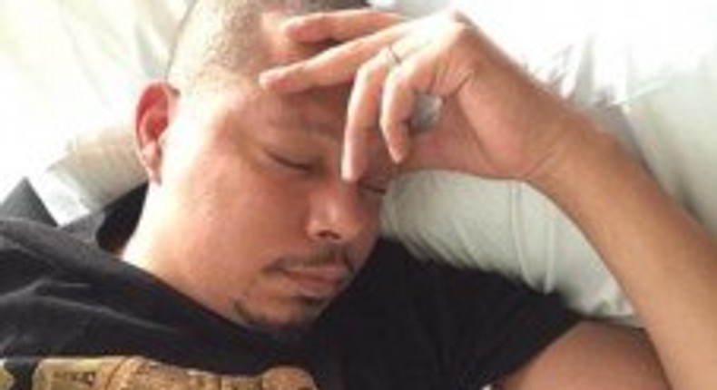 Terrence Howard enjoys a quiet time with Qirin Love