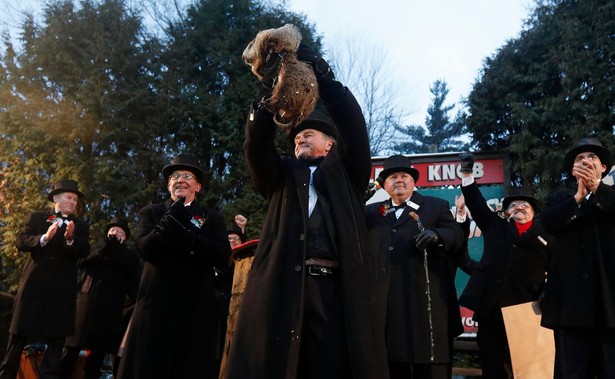 Świstak z Punxsutawney zobaczył swój cień. Zima trochę jeszcze potrwa