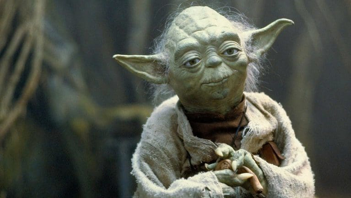 Mistrz Yoda to bohater z serii "Star Wars" w reż. George'a Lucasa