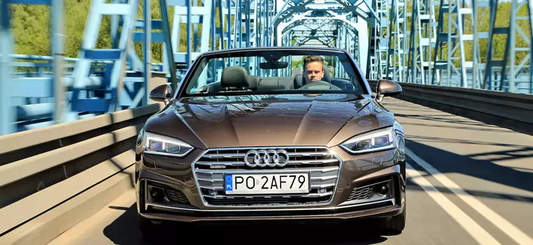 Audi A5 cabrio 2.0 TFSI quattro - perfekcyjnie rozwiewa czuprynę