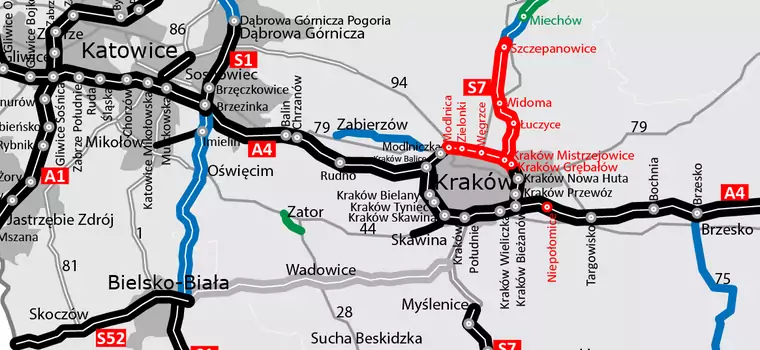 GDDKiA ogłosiła przetarg na dokumentację dla rozbudowy węzła A4 Kraków Południe