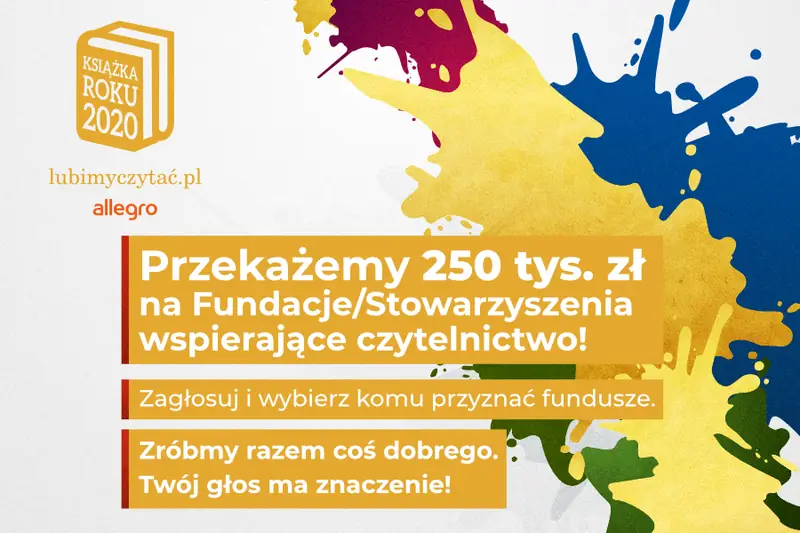 Lubimyczytac.pl oraz Allegro wspierają czytelnictwo