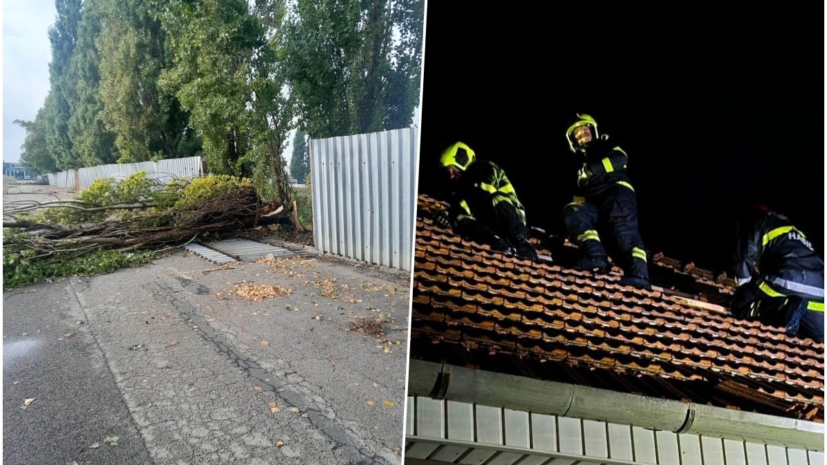 Hasiči odstraňovali v Trnavskom kraji spadnuté stromy, odčerpávali vodu a opravovali strechy.