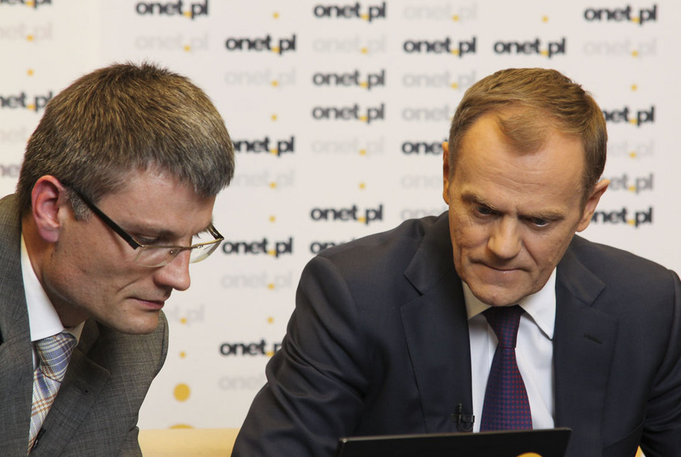 Donald Tusk na czacie w Onet.pl