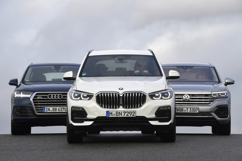 Porównanie: Audi Q7, BMW X5 i VW Touareg