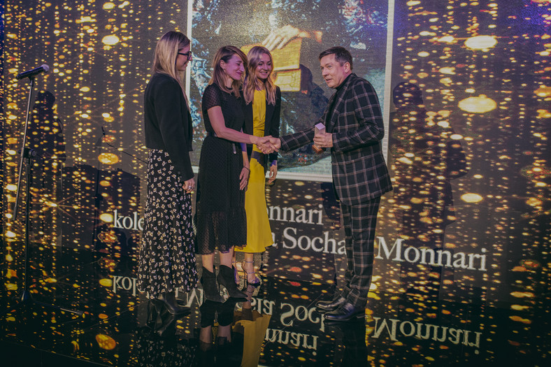 Alicja Werniewicz, stylistka, Ewa Kobza, Dyrektor Kolekcji MONNARI i Małgorzata Socha na gali Doskonałość mody magazynu "Twój Styl"