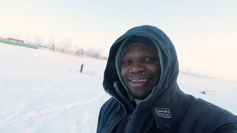 Mark Babatunde is the only African in Yakutia, the coldest place on Earth (nationalhelm) 