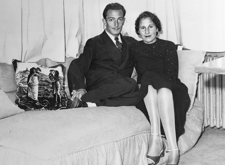 Salvador Dali i Gala Eluard w 1934 r.