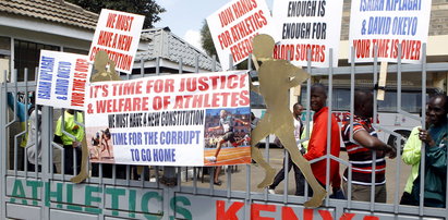 Bunt sportowców w Kenii. Okupują budynek