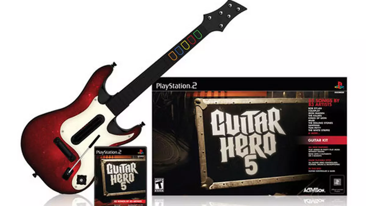 Guitar Hero 5 wraz z nową gitarką
