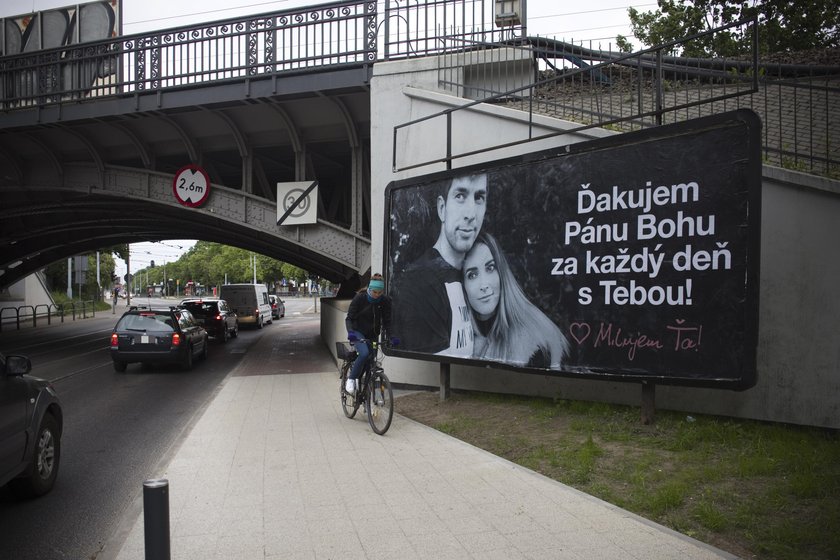 Dusan Kuciak wyznał miłość na billboardzie żonie Lucii Kuciakovej