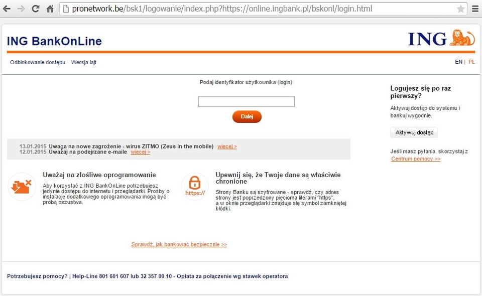Ważna wiadomość z banku ING? Uważaj na kolejne oszustwo