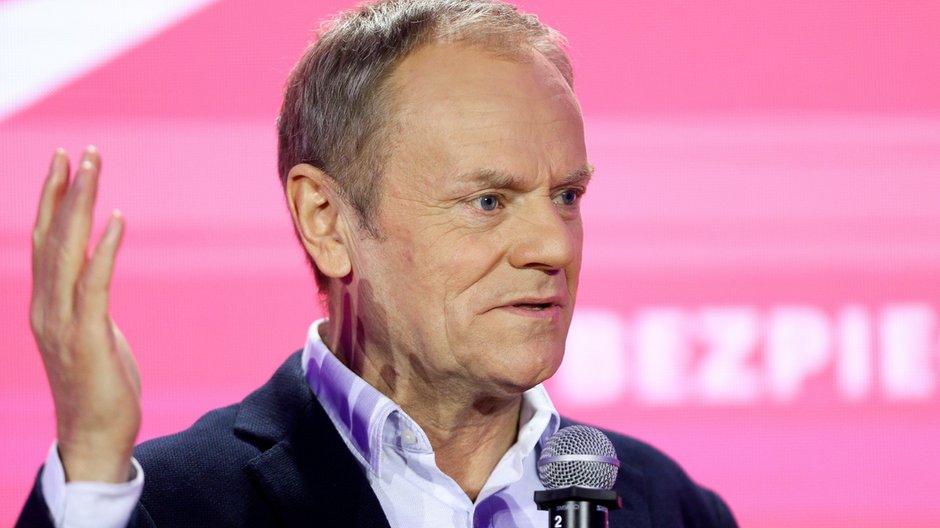 Donald Tusk w Zagłębiowskiej Mediatece w Sosnowcu, 25 marca 2023 r.