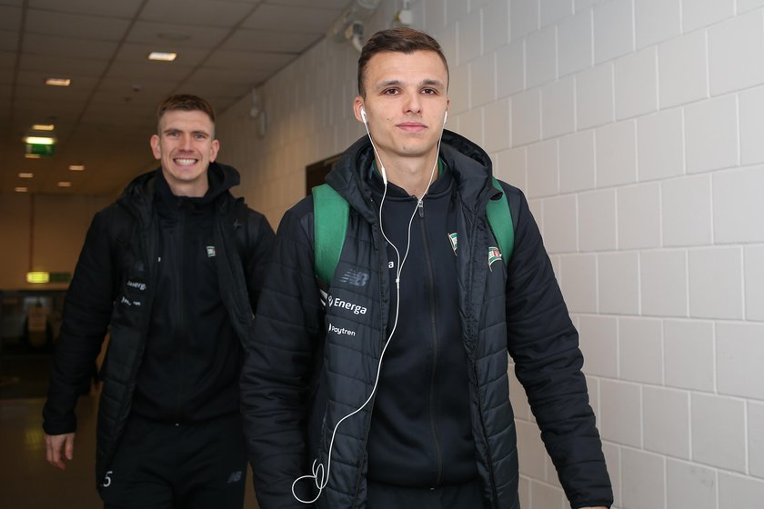 Pilka nozna. Ekstraklasa. Lechia Gdansk. Trening. 22.03.2019