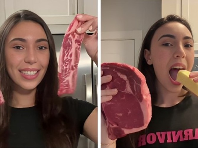 Nekadašnja veganka sada jede samo meso
