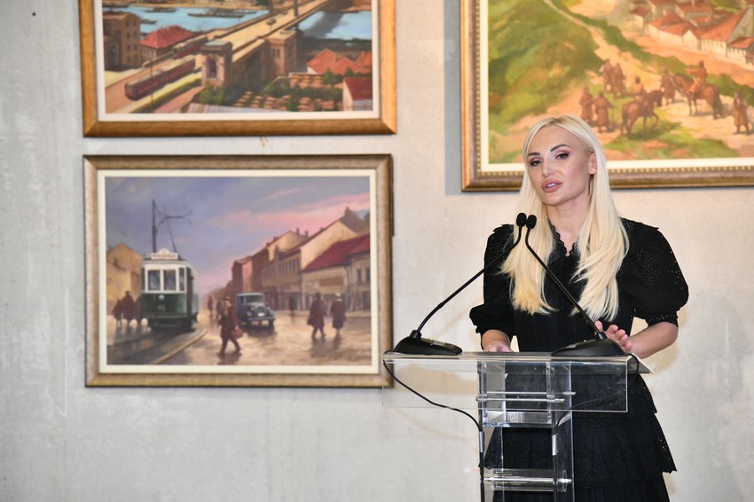 Izložba slika Nebojše Đuranovića iz Knjige o Beogradu 2" Gorana Vesića.