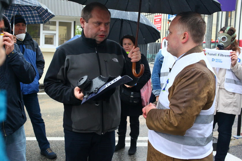 Protest mieszkańców Ursynowa
