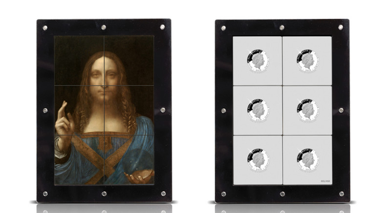 Salvator Mundi Leonarda da Vinci na monecie