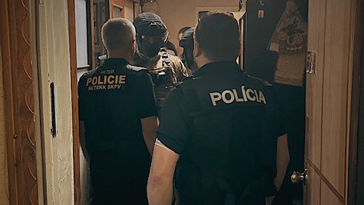 Zásah polície v Dnipre.