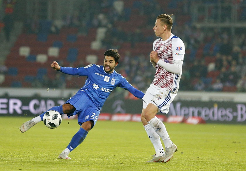 Pilka nozna. Ekstraklasa. Pogon Szczecin - Lech Poznan. 27.10.2018