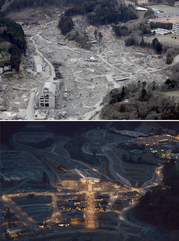 Spotlight: Japan quake - Before and after