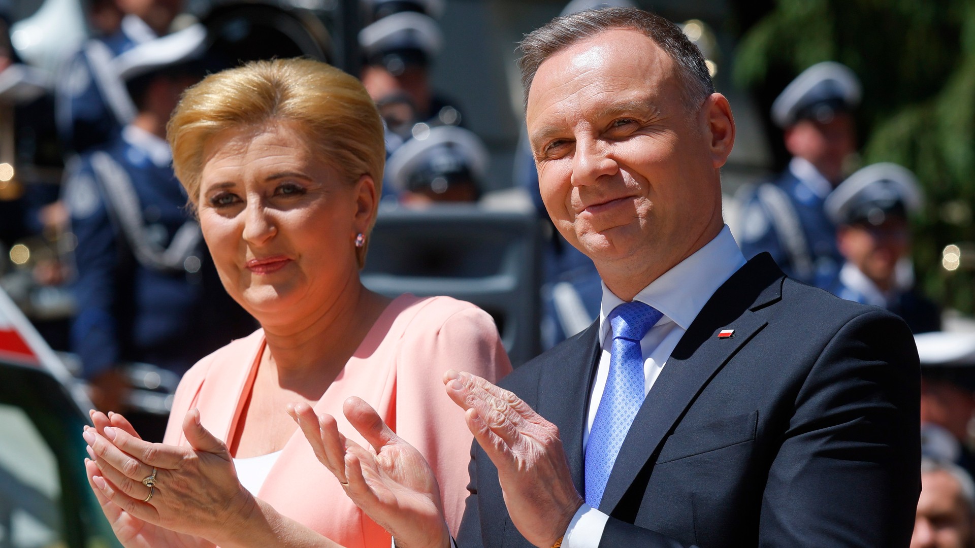 Andrzej Duda i Agata Kornhauser-Duda