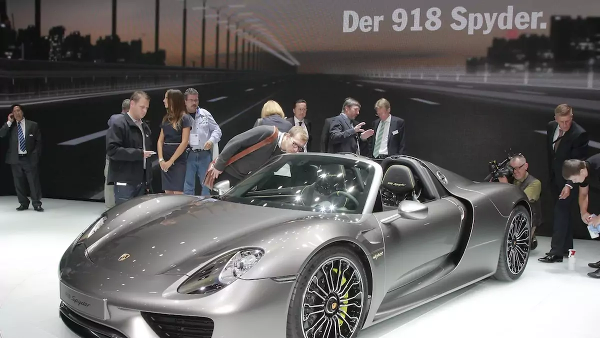 IAA 2013: Porsche 918 Spyder – hybrydowy superbolid